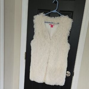 Betsey Johnson Faux Fur Vest